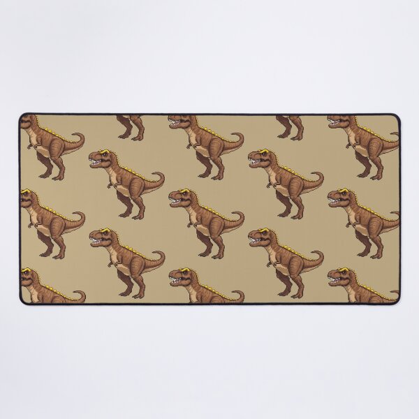 Item preview, Pixel Art Brown T-Rex designed and sold by Potato Quality Prints.