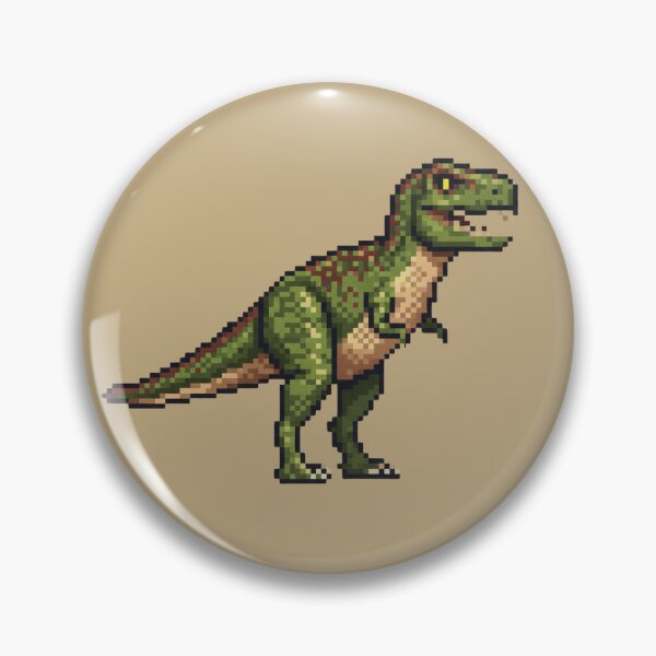 Item preview, Pixel Art Green T-Rex designed and sold by Potato Quality Prints.