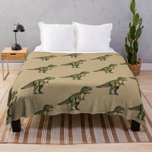 Item preview, Pixel Art Green T-Rex designed and sold by Potato Quality Prints.
