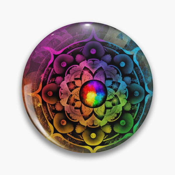 Item preview, Multicolor Chakra Energy System Art designed and sold by AetherVibes.