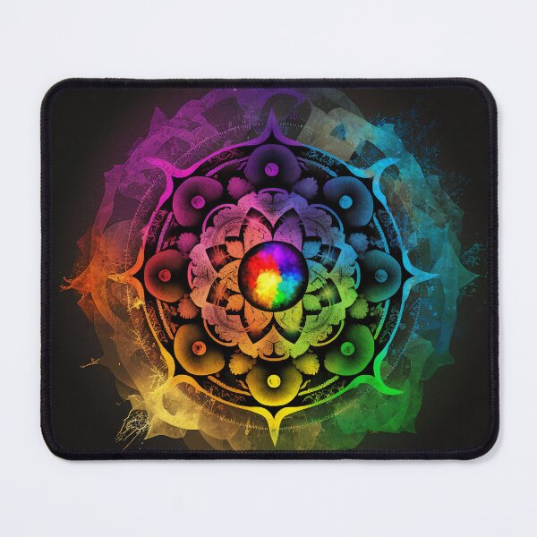 Item preview, Multicolor Chakra Energy System Art designed and sold by AetherVibes.