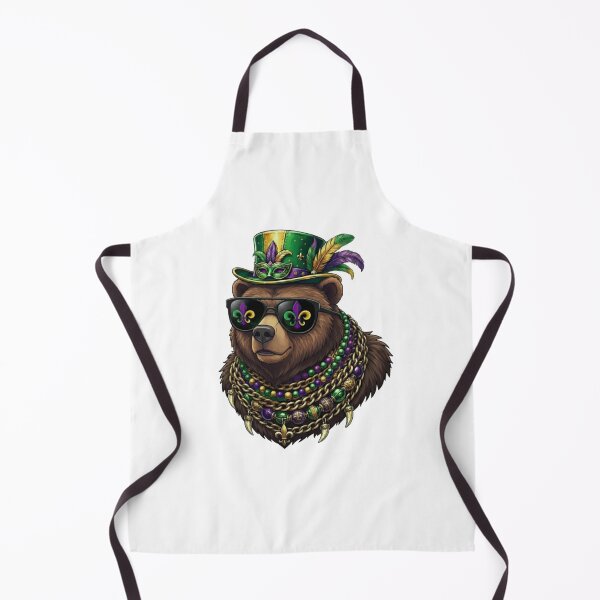 Item preview, Mardi Gras Bear Party Celebration designed and sold by salmzouriart.