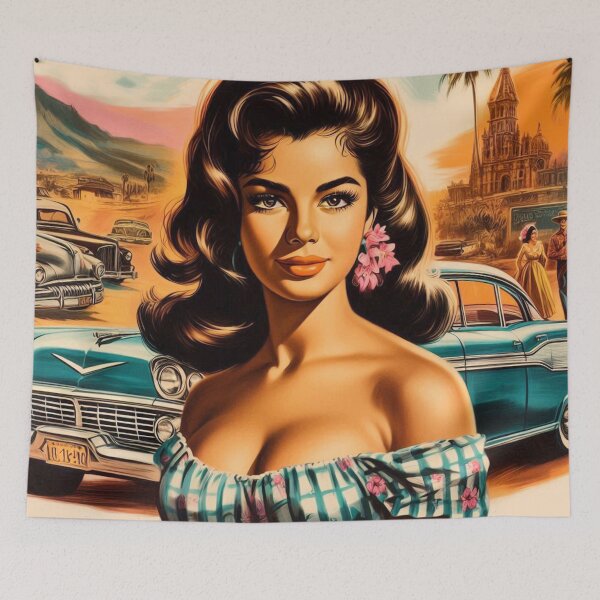 Artikelvorschau, Vintage-Pin-up-Girl entworfen und verkauft von PulpVintage.