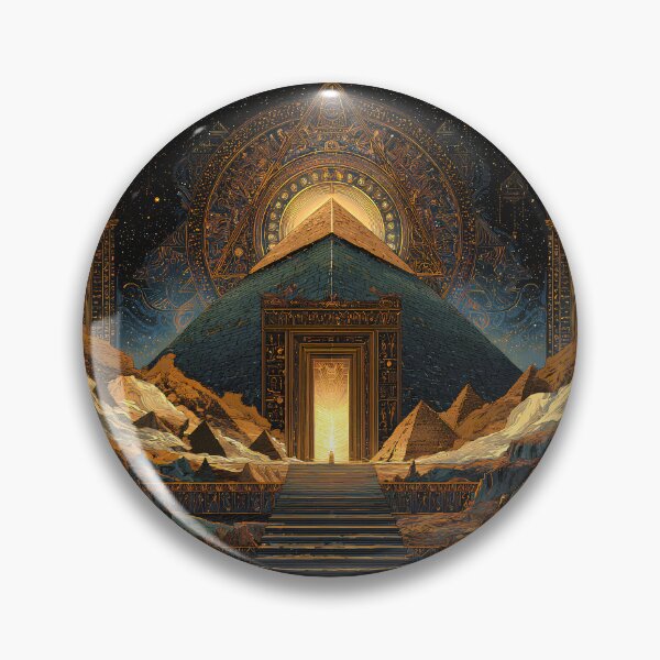 Item preview, The Secret Chamber | Hidden Pyramid of Cosmic Knowledge designed and sold by Stoneflower-Art.