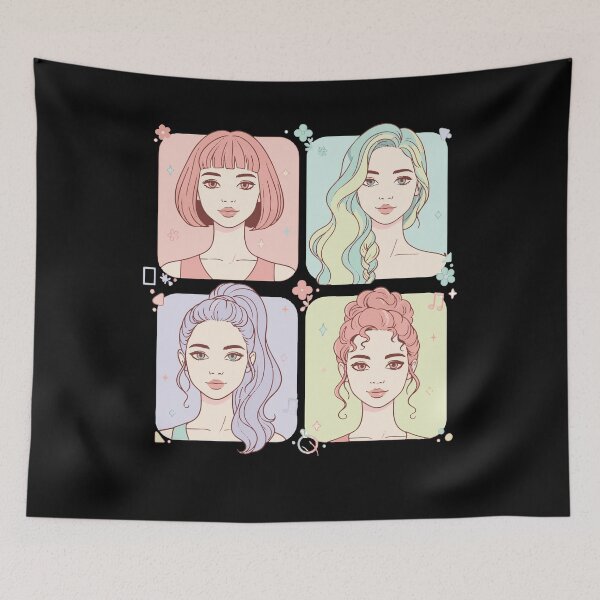 Item preview, Kpop Korean Pop Cute Anime Korea Girl Music Love designed and sold by LuminOrb.