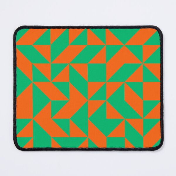 Item preview, Orange and Green Geometric Shapes Pattern  designed and sold by OneThreeSix.