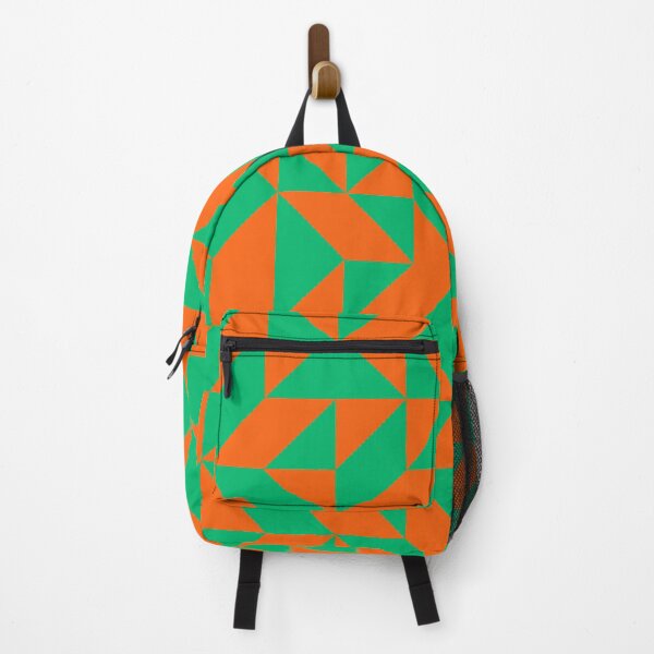 Item preview, Orange and Green Geometric Shapes Pattern designed and sold by OneThreeSix.