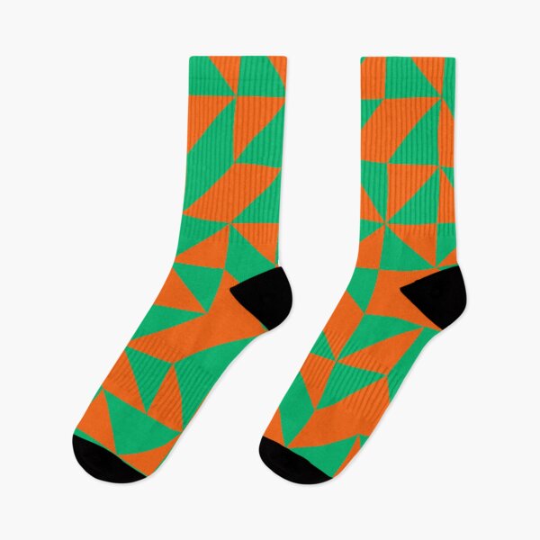 Item preview, Orange and Green Geometric Shapes Pattern  designed and sold by OneThreeSix.