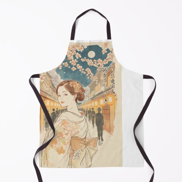 Item preview, BEAUTIFUL ENCOUNTERS - Akiko Yosano Retro Bijinga Japanese Kanji Art designed and sold by KanjiShokunin.