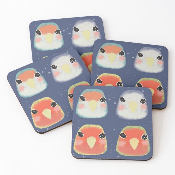 Item preview, Faces of Lovebirds designed and sold by PaiPalette.