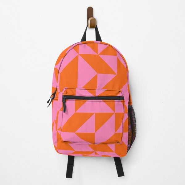Item preview, Pink and Orange Geometric Shapes Pattern  designed and sold by OneThreeSix.