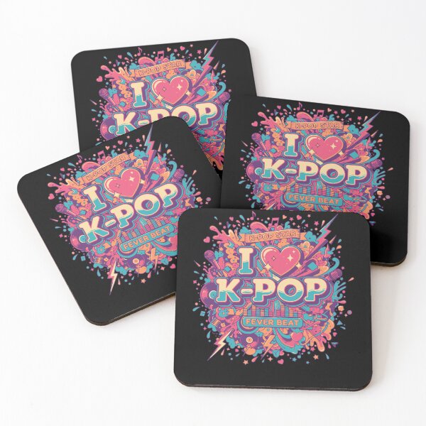 Item preview, I Love K-Pop Fever Beat K-Pop Star Korean Music designed and sold by LuminOrb.