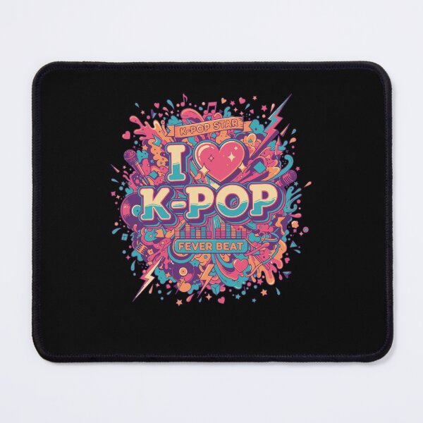 Item preview, I Love K-Pop Fever Beat K-Pop Star Korean Music designed and sold by LuminOrb.