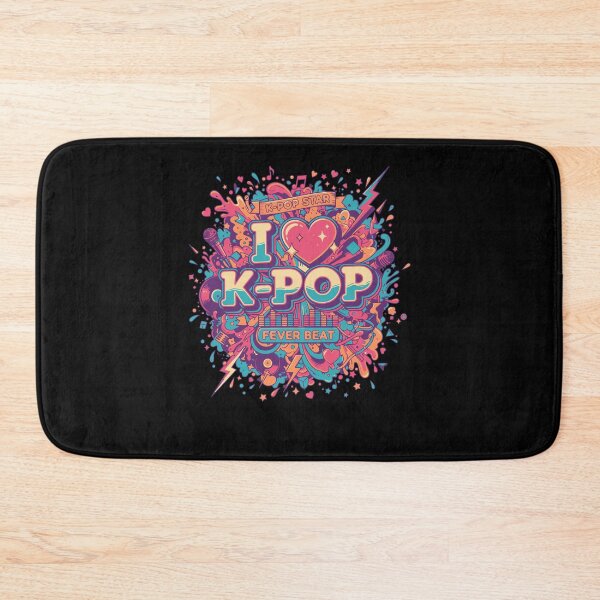 Item preview, I Love K-Pop Fever Beat K-Pop Star Korean Music designed and sold by LuminOrb.