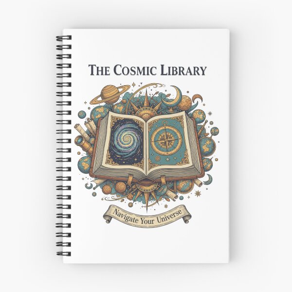 Item preview, The Cosmic Library:Vintage Celestial Book Illustration designed and sold by OddballObjects.