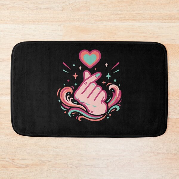 Item preview, Kpop Korean Music Cute Finger Heart Korea Love designed and sold by LuminOrb.