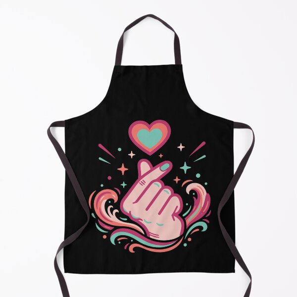 Item preview, Kpop Korean Music Cute Finger Heart Korea Love designed and sold by LuminOrb.
