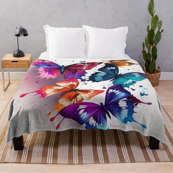Item preview, Colorful Butterflies Art designed and sold by AetherVibes.