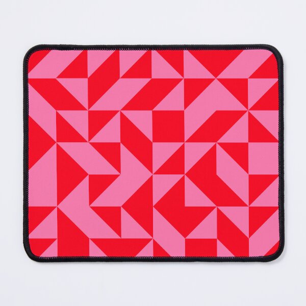 Item preview, Pink and Red Geometric Shapes Pattern designed and sold by OneThreeSix.