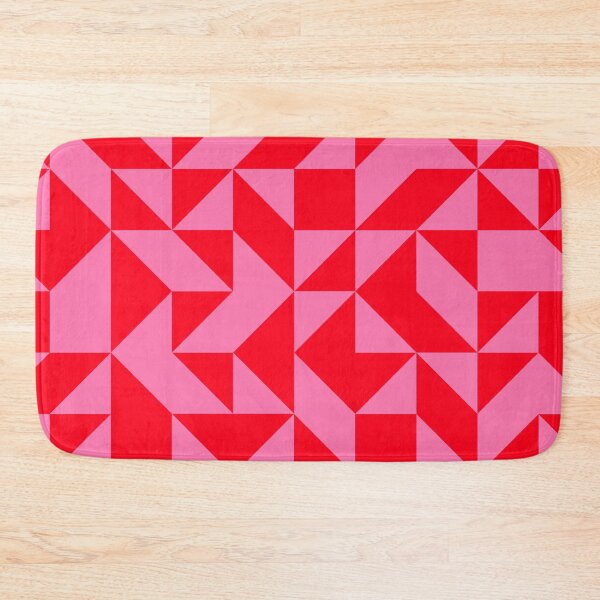 Item preview, Pink and Red Geometric Shapes Pattern  designed and sold by OneThreeSix.