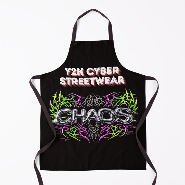 Item preview, Y2K Cybercore Tribal Chrome Glitch Futuristic Aesthetic designed and sold by Supergrafix07.