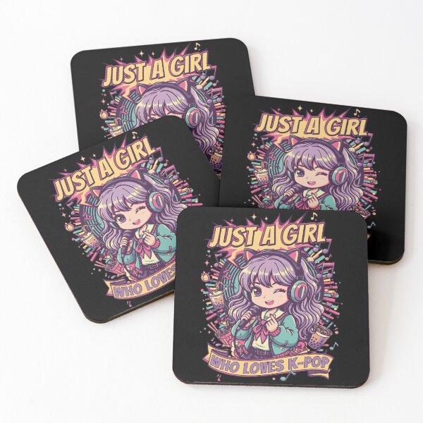 Item preview, Just A Girl Who Loves K-Pop Korean Music designed and sold by LuminOrb.