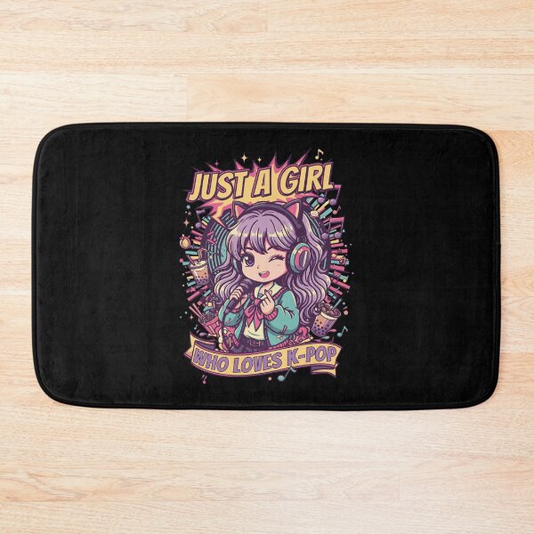 Item preview, Just A Girl Who Loves K-Pop Korean Music designed and sold by LuminOrb.