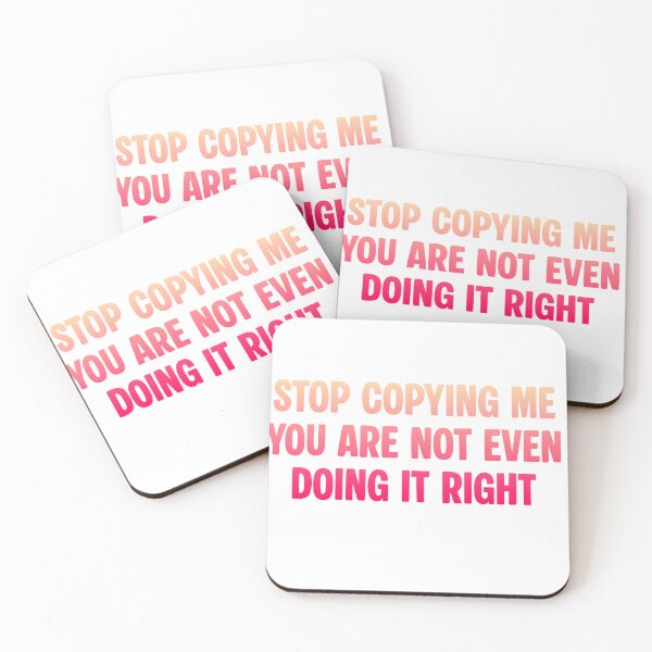 Item preview, stop copying me you are not even doing it right designed and sold by FitEnvy.