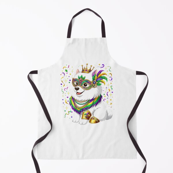 Item preview, Mardi Gras Dog Puppy Mask Beads Crown Celebration designed and sold by salmzouriart.