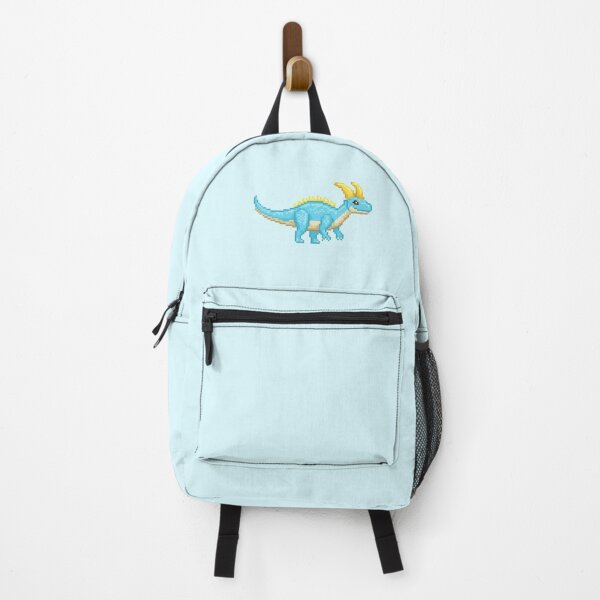 Item preview, Pixel Art Light Blue Dinosaur designed and sold by Potato Quality Prints.
