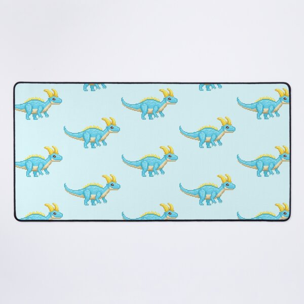 Item preview, Pixel Art Light Blue Dinosaur designed and sold by Potato Quality Prints.