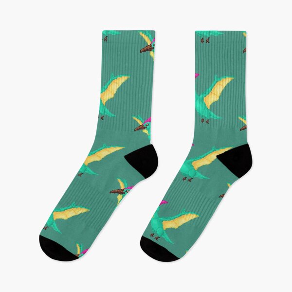 Item preview, Pixel Art Light Blue Pterodactyl designed and sold by Potato Quality Prints.