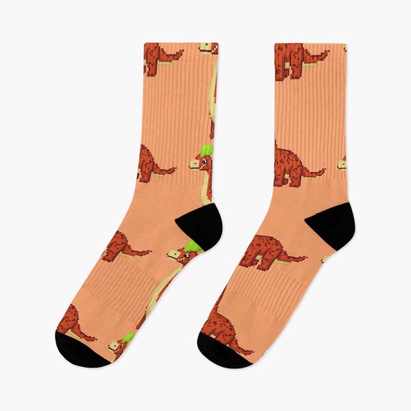 Item preview, Pixel Art Cute Red Dinosaur designed and sold by Potato Quality Prints.