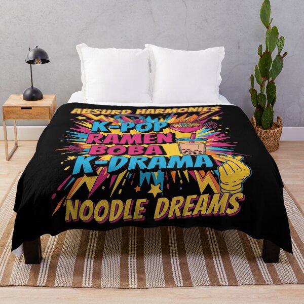 Item preview, Absurd Harmonies K-Pop Ramen Boba K Drama Noodle designed and sold by LuminOrb.