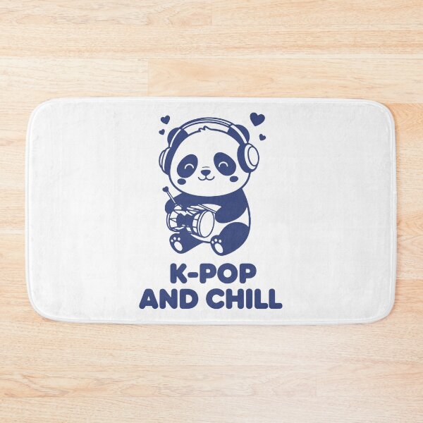 Item preview, K-Pop And Chill Panda Headphones Korean Music designed and sold by LuminOrb.