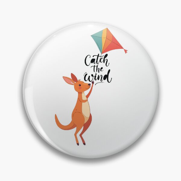 Item preview, Catch the Wind – Kangaroo Flying a Kite designed and sold by MarWachaN.
