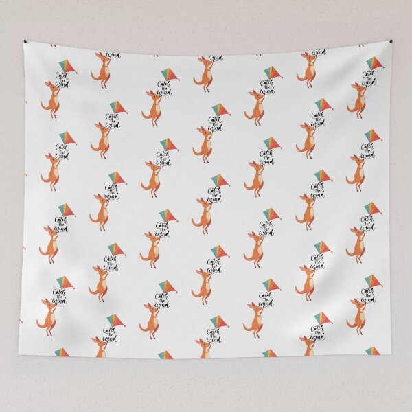 Item preview, Catch the Wind – Kangaroo Flying a Kite designed and sold by MarWachaN.