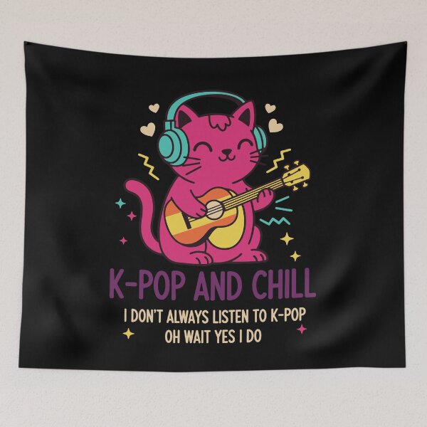 Item preview, K-Pop AND CHILL I DONT ALWAYS LISTEN TO K-Pop designed and sold by LuminOrb.