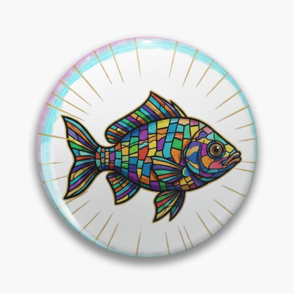 Item preview, Stas's Mosaic Fish – KawisStarr Celestial Deep designed and sold by KawisStarr.