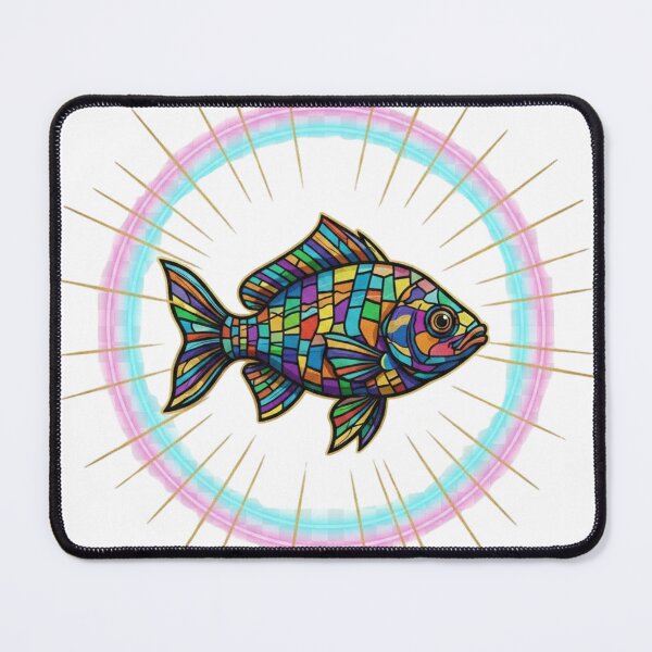 Item preview, Stas's Mosaic Fish – KawisStarr Celestial Deep designed and sold by KawisStarr.