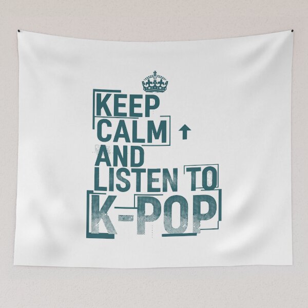 Item preview, Keep Calm And Listen To K-Pop Korean Music Fans designed and sold by LuminOrb.