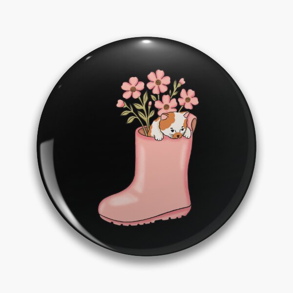 Item preview, Blooming Kitty Boot designed and sold by TheRightNotes.