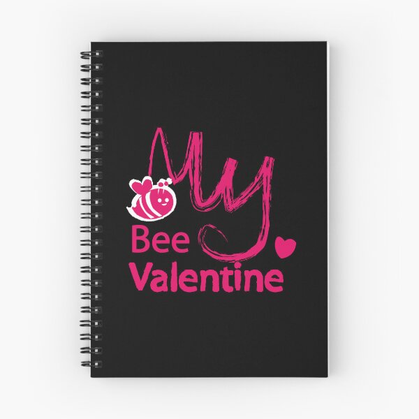Item preview, Una abeja mi arte de San Valentín Lindas palabras con un corazón de amor en rosa designed and sold by DappleDesign.