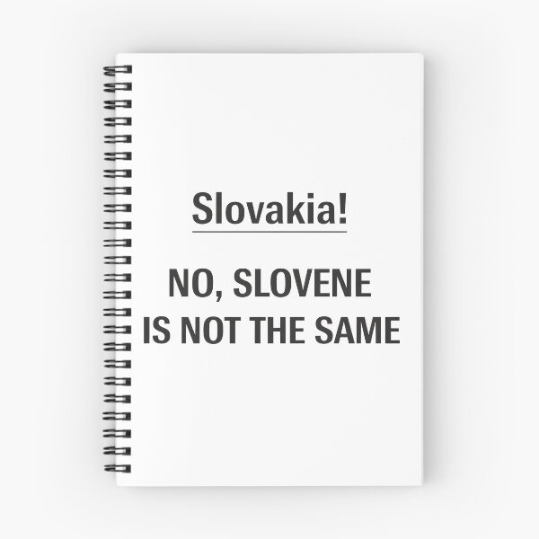 Item preview, Funny Geography Joke Slovakia vs Slovene Mix-Up. designed and sold by The-T-In-Retro.