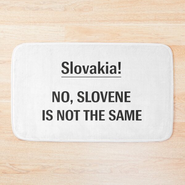 Item preview, Funny Geography Joke Slovakia vs Slovene Mix-Up. designed and sold by The-T-In-Retro.