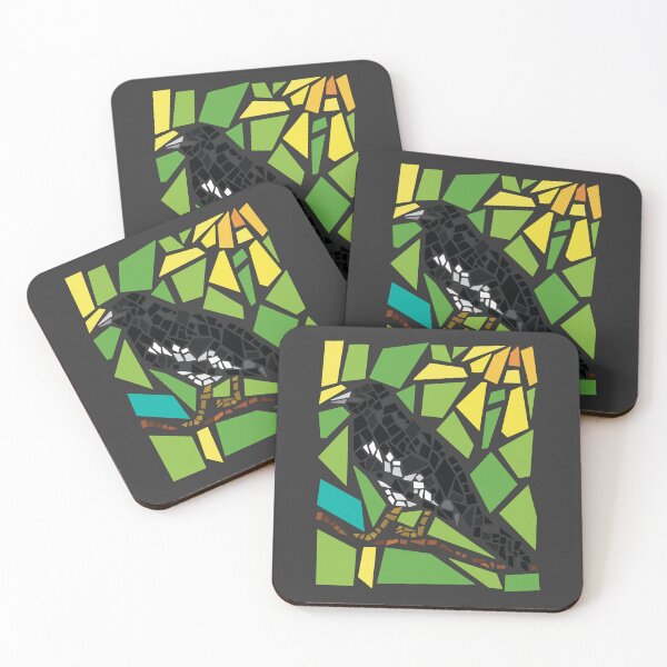 Item preview, Oriental Magpie-robin Mosaic Style designed and sold by favorraymosaic.