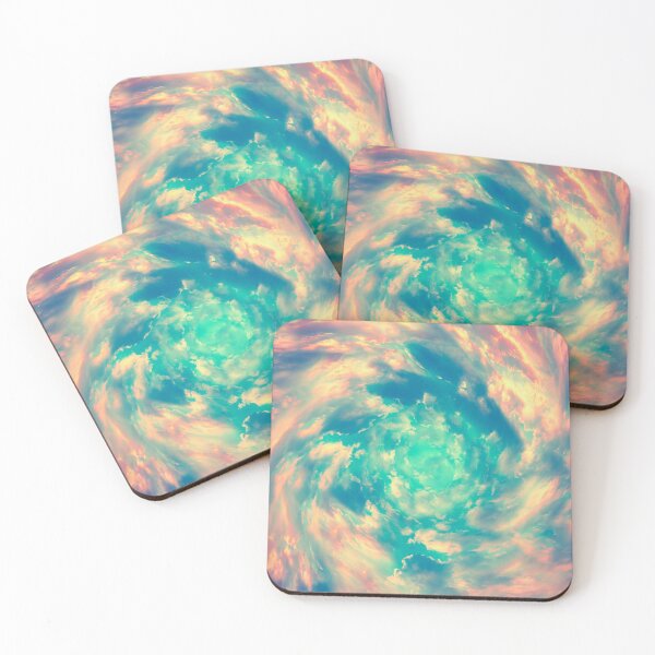 Item preview, Magic Sky Clouds Abstract Vintage Spiral Tunnel  designed and sold by Artycom.