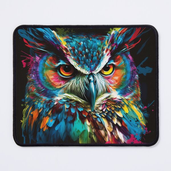 Item preview, Abstract Colorful Bird Art Print designed and sold by AetherVibes.