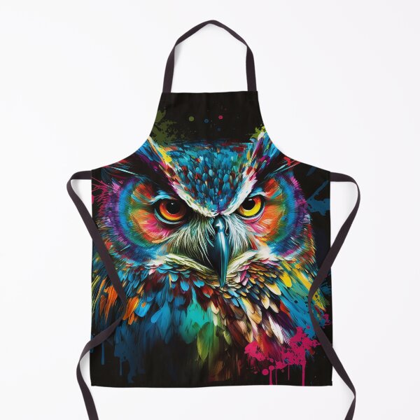 Item preview, Abstract Colorful Bird Art Print designed and sold by AetherVibes.