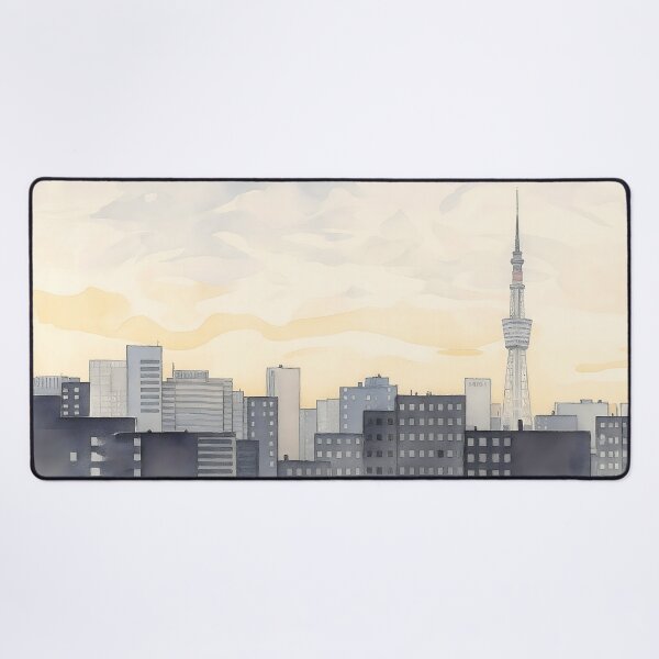 Item preview, Tokyo Skytree Watercolor Horizon designed and sold by julituslab.